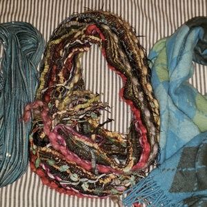 Set of 3 fall scarves